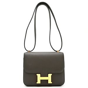 Hermes Hermès Constance 3 Mini C Stamp, 2018, Women's Shoulder Bag, Swift Lea...